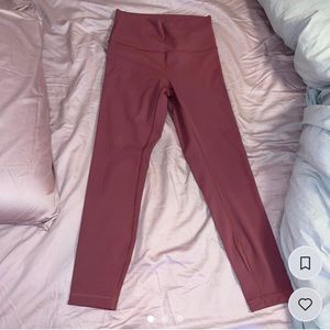 Lululemon mauve align leggings